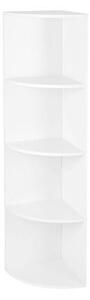 ROHOVÝ REGÁL, bílá, 30/129,5/30 cm Boxxx - Online Only regály & police, Online Only