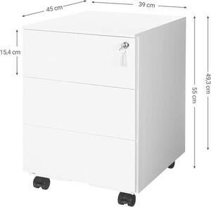 POJÍZDNÝ KONTEJNER, 39/55/45 cm Boxxx - Online Only kancelářský nábytek, Online Only