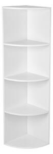 ROHOVÝ REGÁL, bílá, 30/129,5/30 cm Boxxx, Online Only