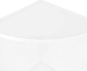 ROHOVÝ REGÁL, bílá, 30/129,5/30 cm Boxxx - Online Only regály & police, Online Only