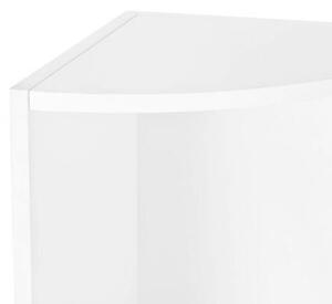 ROHOVÝ REGÁL, bílá, 30/129,5/30 cm Boxxx - Online Only regály & police, Online Only