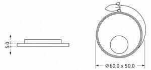 Brilagi -LED Dětské stropní svítidlo STARSHIP LED/64W/230V 3000/4500K modrá