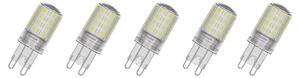 Osram Speciální LED žárovka »Base CL non-dim G9«, 5 kusů (Pin40, 2700 K, transparentní) (100409278002)