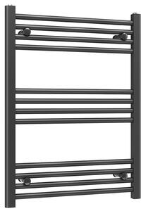 Koupelnový radiátor BASIC 600x800mm, 370W - ČERNÁ