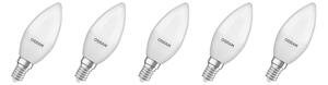 Osram LED žárovka »Led Base Retro«, 5 kusů (Clb40, E14, 470lm, matná) (100409260002)