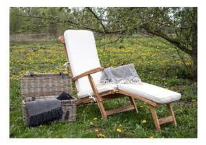 Bílý bavlněný sedák na venkovní lehátko House Nordic Arrecife