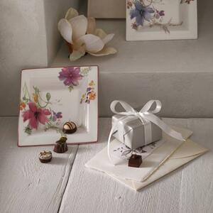 Hranatá porcelánová miska s motivem květin Villeroy & Boch Mariefleur Gifts