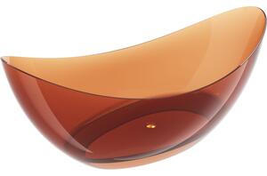 Mexen Vea earth volně stojící průhledná 180 x 80 cm, korek chrom - 58091808005