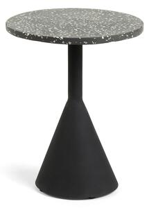 Černý příruční stolek Kave Home Melano