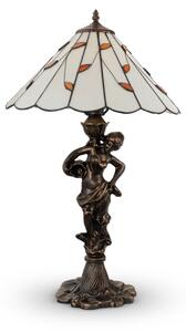 Brilagi - Tiffany vitrážová stolní lampa FOLIA 1xE27/60W/230V