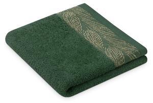 AmeliaHome Sada 3 ks ručníků ALLIUM klasický styl zelená