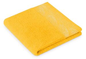 AmeliaHome Sada 3 ks ručníků ALLIUM klasický styl žlutá