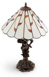 Brilagi - Tiffany vitrážová stolní lampa FOLIA 1xE27/60W/230V