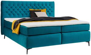 POSTEL BOXSPRING, 160/200 cm, tyrkysová Esposa - Manželské postele, Online Only