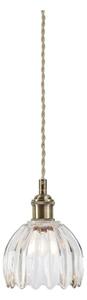 Markslöjd 109136 - Lustr na lanku GOTA 1xE14/40W/230V pr. 13 cm mosaz/čirá