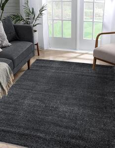J-Line Kusový koberec Loras 3849A černý BARVA: Černá, ROZMĚR: 70x140 cm