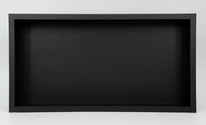 Balneo Wall-Box One Black zápustná polička 60 cm OB-BL4