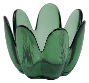Lahvově zelená miska z recyklovaného skla Ego Dekor Brotes