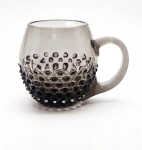 Sklárna Častolovice - Půllitr 0,5l - Hobnail - Ananas - hnědý kouř