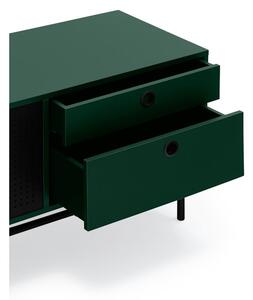 Černo-zelený televizní stolek Teulat Punto