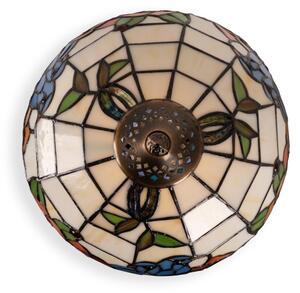Brilagi - Tiffany vitrážová stolní lampa JUNGLE 1xE27/60W/230V + 1xE14/40W
