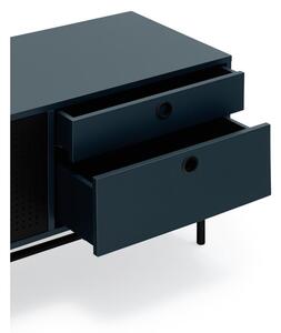 Černo-modrý televizní stolek Teulat Punto