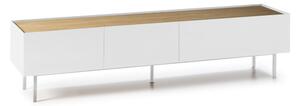TV stolek v dekoru dubu v bílo-přírodní barvě 180x45 cm Arista – Teulat