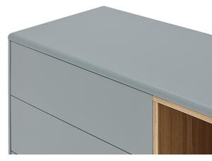 Modro-šedá nízká komoda 180x76 cm Corvo – Teulat