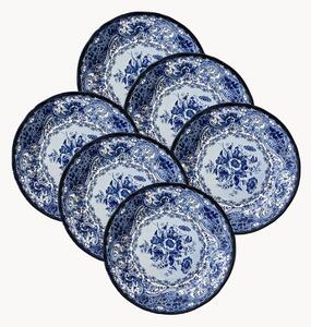 Sada porcelánových mělkých talířů Old England, 6 dílů