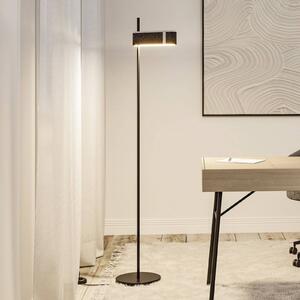 Paulmann Smart LED stojací lampa Jagun, antracitová, 151 cm, plstěná, stmívatelný, Hliník / šedá / zinek, Obývací pokoj / jídelna, Textil / tkanina / hedvábí, Moderní, stojací lampa