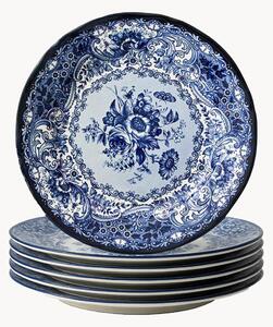 Sada porcelánových mělkých talířů Old England, 6 dílů