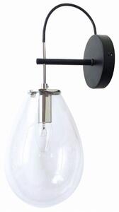 Light Prestige Fondi nástěnné svítidlo 1x40 W černá-průhledná LP-1214/1W