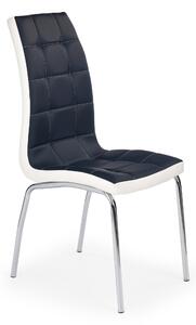 Jídelní židle K186 černá/bílá