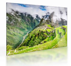 Skleněný obraz - Machu Picchu (70x50 cm)