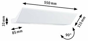 PAULMANN LED nástěnné svítidlo Smart Home Zigbee Ranva měnitelná bílá / 230V 13W stmívatelné bílá mat