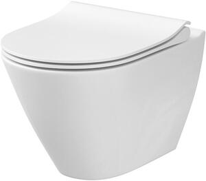 Cersanit City záchodová mísa závěsná Bez oplachového kruhu bílá K35-025