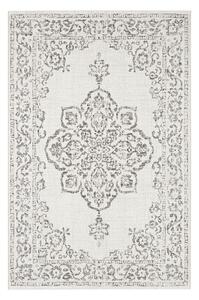 Šedo-krémový venkovní koberec NORTHRUGS Tilos, 160 x 230 cm