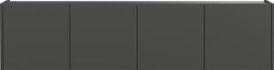 Antracitový TV stolek 183x45 cm Piana – Germania