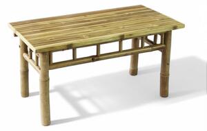 Hndý obdélníkový konferenní stolek z bambusu, 90 x 45 x 45 cm, moderní styl Aviaton 90