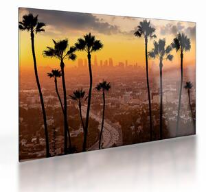 Skleněný obraz - Panorama Los Angeles (70x50 cm)