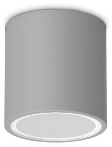 Ideal Lux Venkovní stropní svítidlo TECHO, 1xGU10, Ø 90 mm, IP54 Barva: Šedá