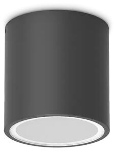 Ideal Lux Venkovní stropní svítidlo TECHO, 1xGU10, Ø 90 mm, IP54 Barva: Černá