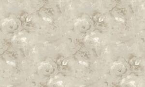 Vliesová tapeta na zeď, béžová, šedá, květiny, BM31044, Blumarine, Emiliana Parati