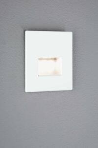 PAULMANN LED vestavné svítidlo do zdi Edge Quadro hranaté 80x5mm 1,2W 230V 2700K bílá mat