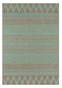 Zeleno-béžový venkovní koberec NORTHRUGS Sidon, 70 x 140 cm