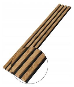 Designový akustický panel Dub Wotan - 18 cm - 4 lamely