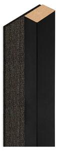 Designový akustický panel - černá - 5 cm - 1 lamela