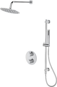 Cersanit Zen sprchová sada pod omítku s termostatem s dešťovou sprchou chrom S952-032