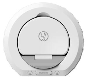 Immax 08983L - Budík s LCD displejem a bezdrátovou Qi nabíječkou 27W/9V bílá