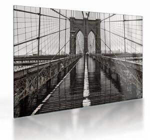 Skleněný obraz - Brooklynský most (70x50 cm)